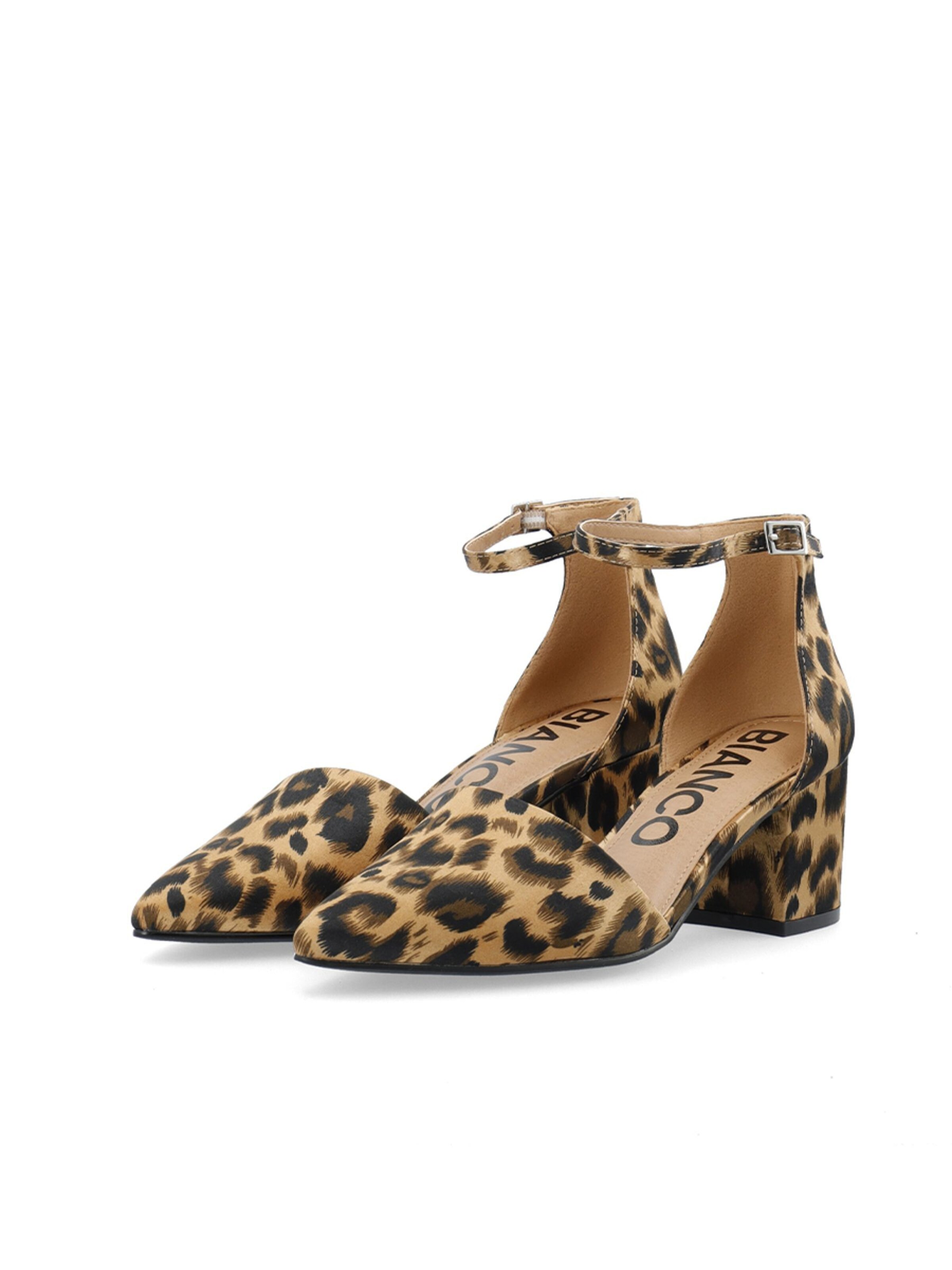 Bianco Pumps 'DEVIVED' in Braun