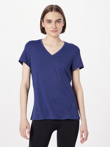 ESPRIT - Camiseta funcional en azul: frente