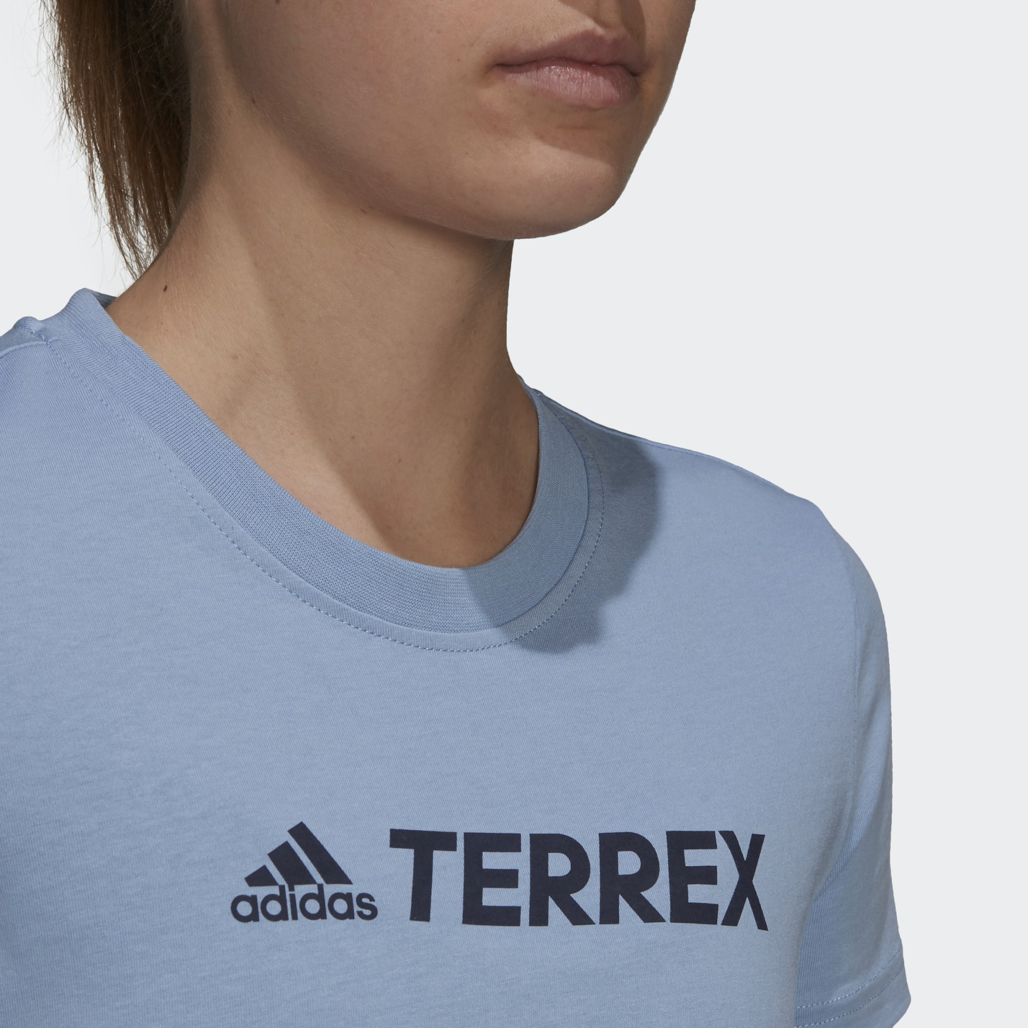 adidas Terrex Funktionsshirt in Blau 