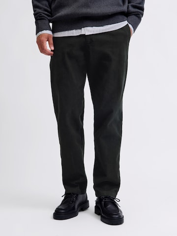 JACK & JONES Lużny krój Chinosy 'JPSTKANE HANK' w kolorze czarny: przód