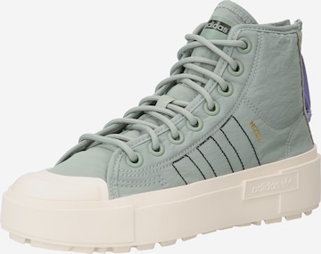 ADIDAS ORIGINALS - Zapatillas deportivas altas 'Nizza Bonega X' en verde: frente