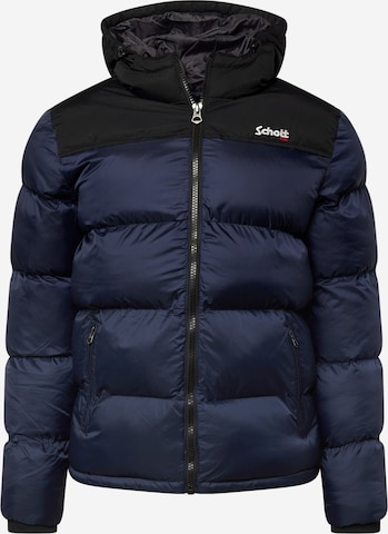 Schott NYC Between-season jacket 'UTAH' in Blue: front