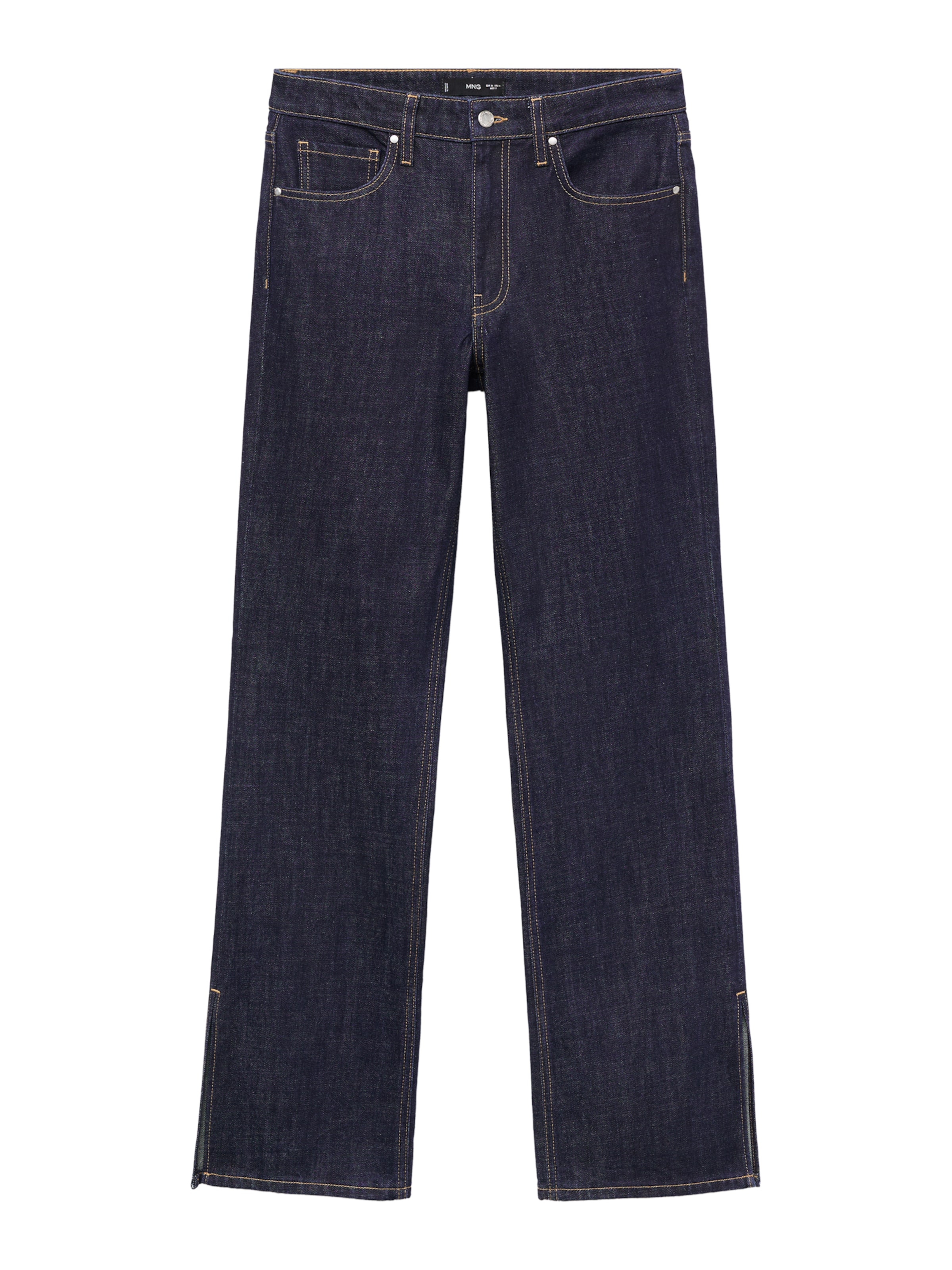 MANGO Rozšírený strih Džínsy 'Anais' - Modrá: predná strana