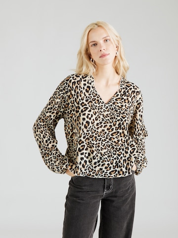 ABOUT YOU Blouse 'Inka' in Bruin: voorkant