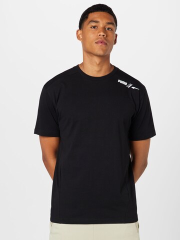 T-Shirt fonctionnel PUMA en noir : devant