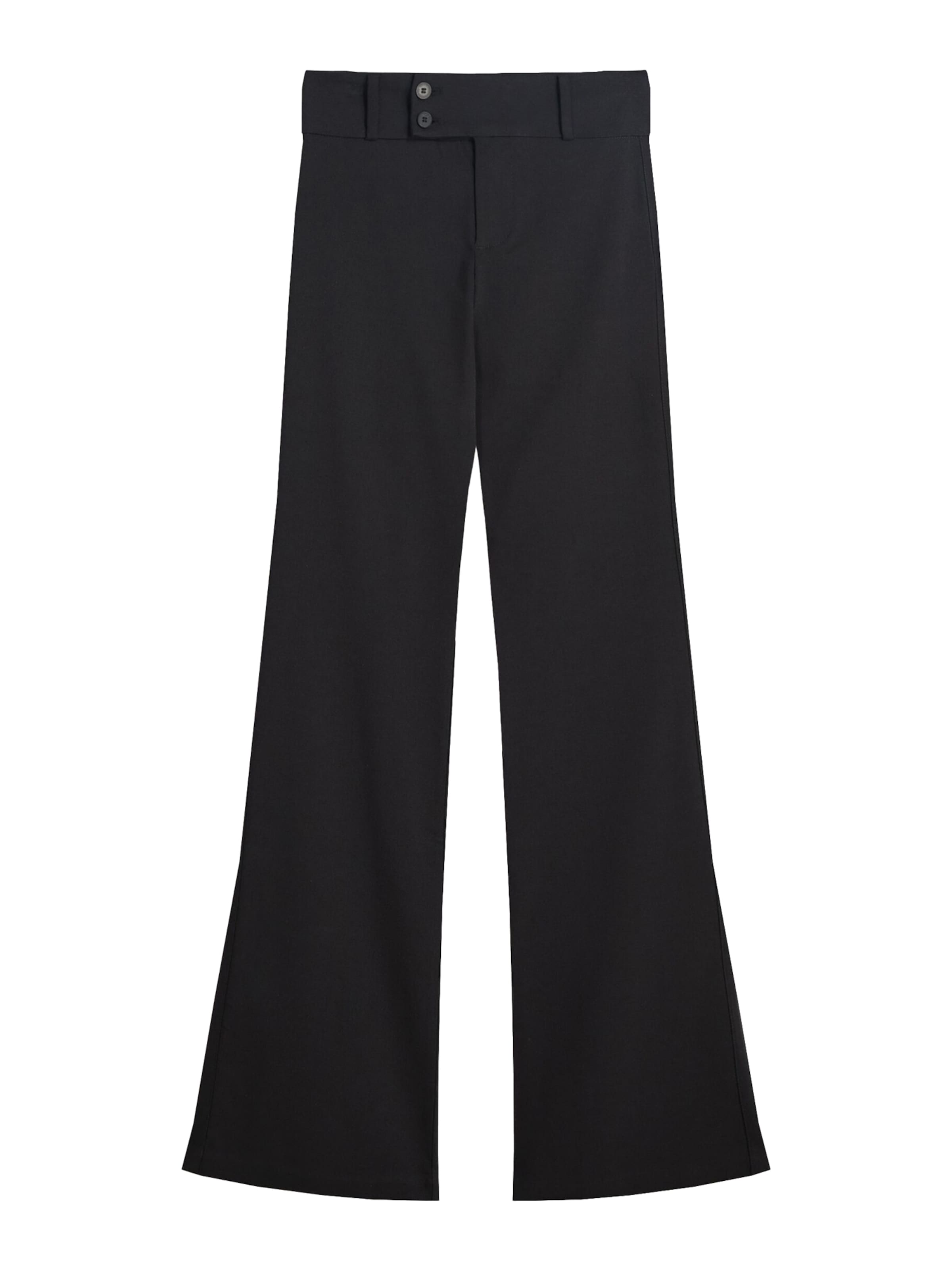 Bershka Pantalon en noir, Vue avec produit