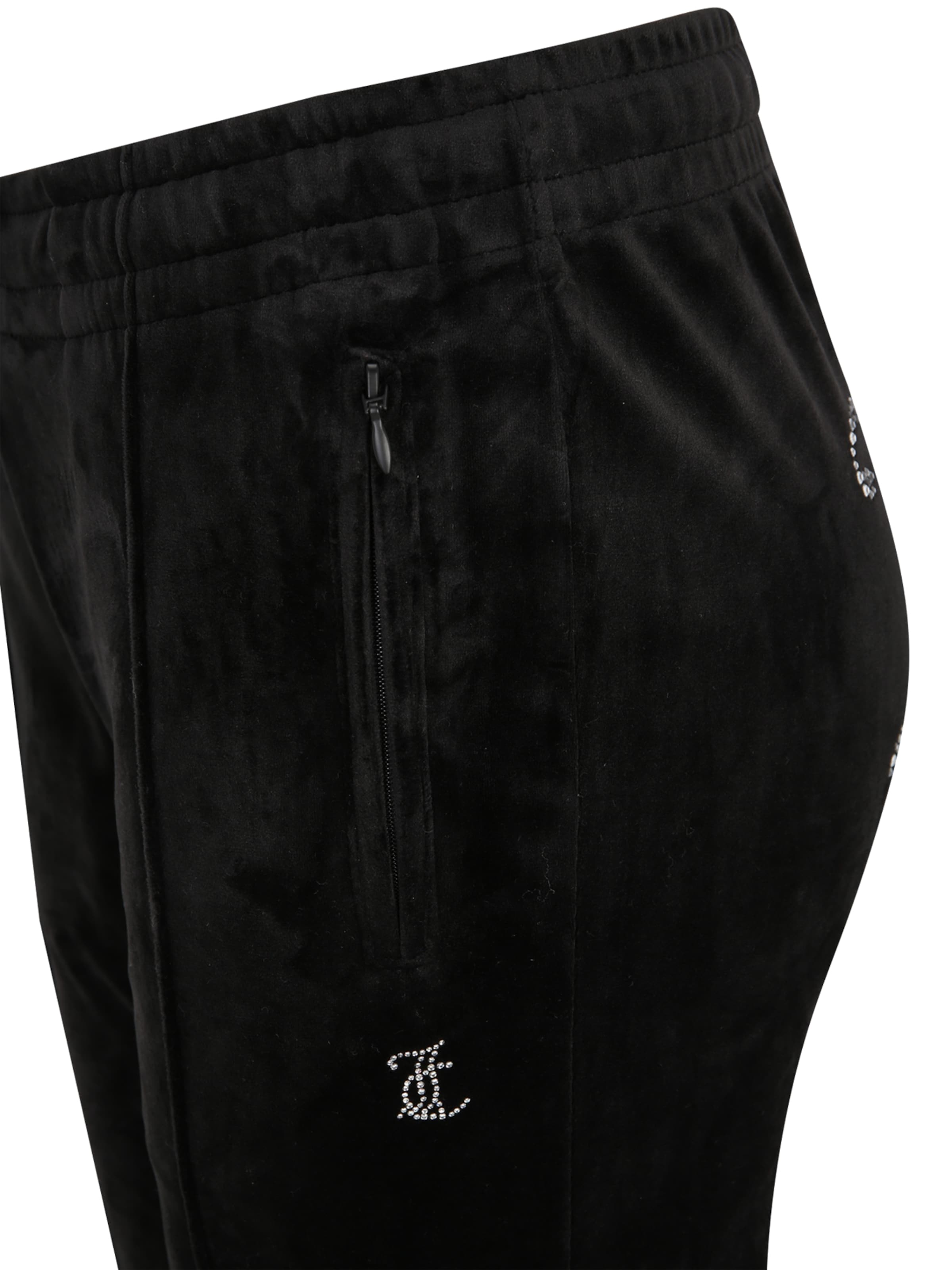 Juicy Couture Petite Обычный Штаны 'TINA' в Черный