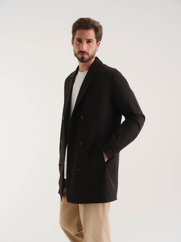 Manteau mi-saison 'Rafael' ABOUT YOU x Kevin Trapp en noir