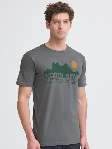 North Bend Shirt ' NBCash ' in Grijs: voorkant