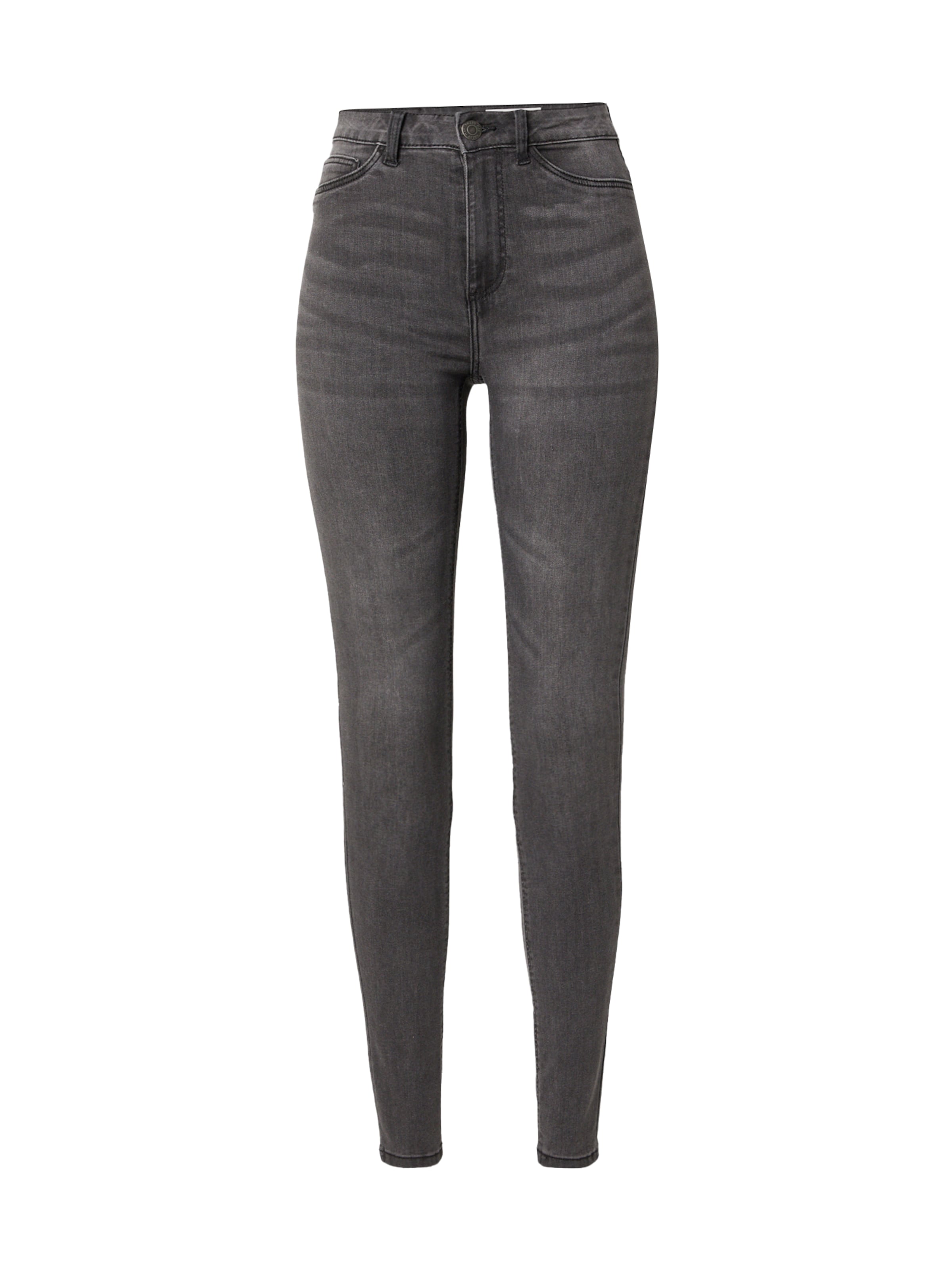 Noisy may Skinny Jeans 'CALLIE' in Grey: front