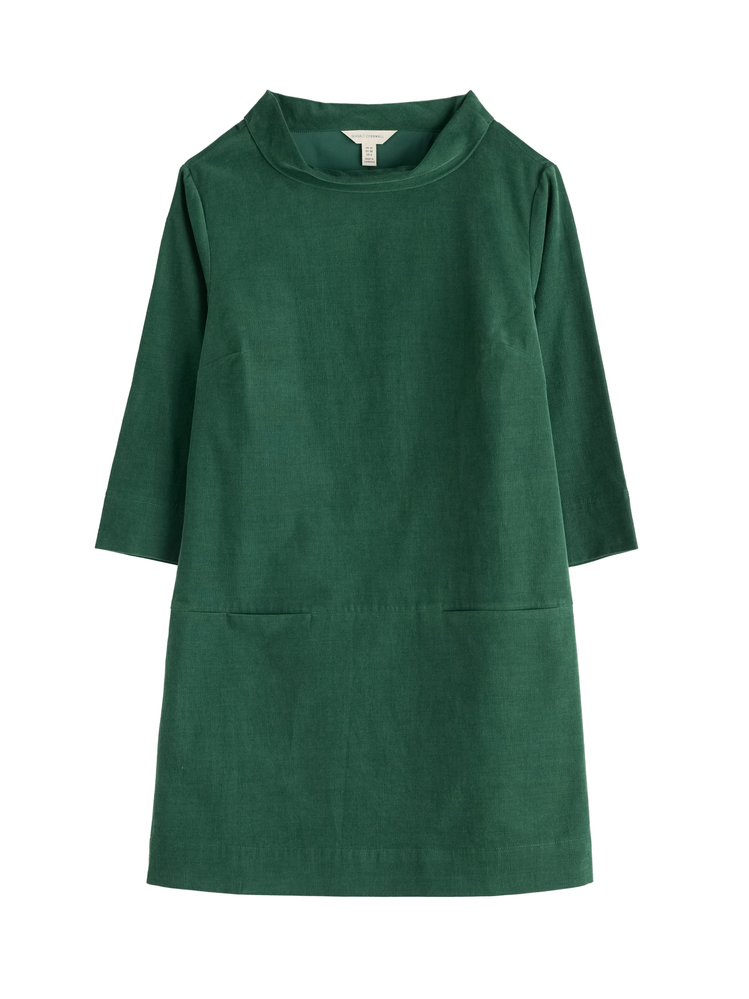 Seasalt Cornwall Tunika 'Stars' – zelená: přední strana