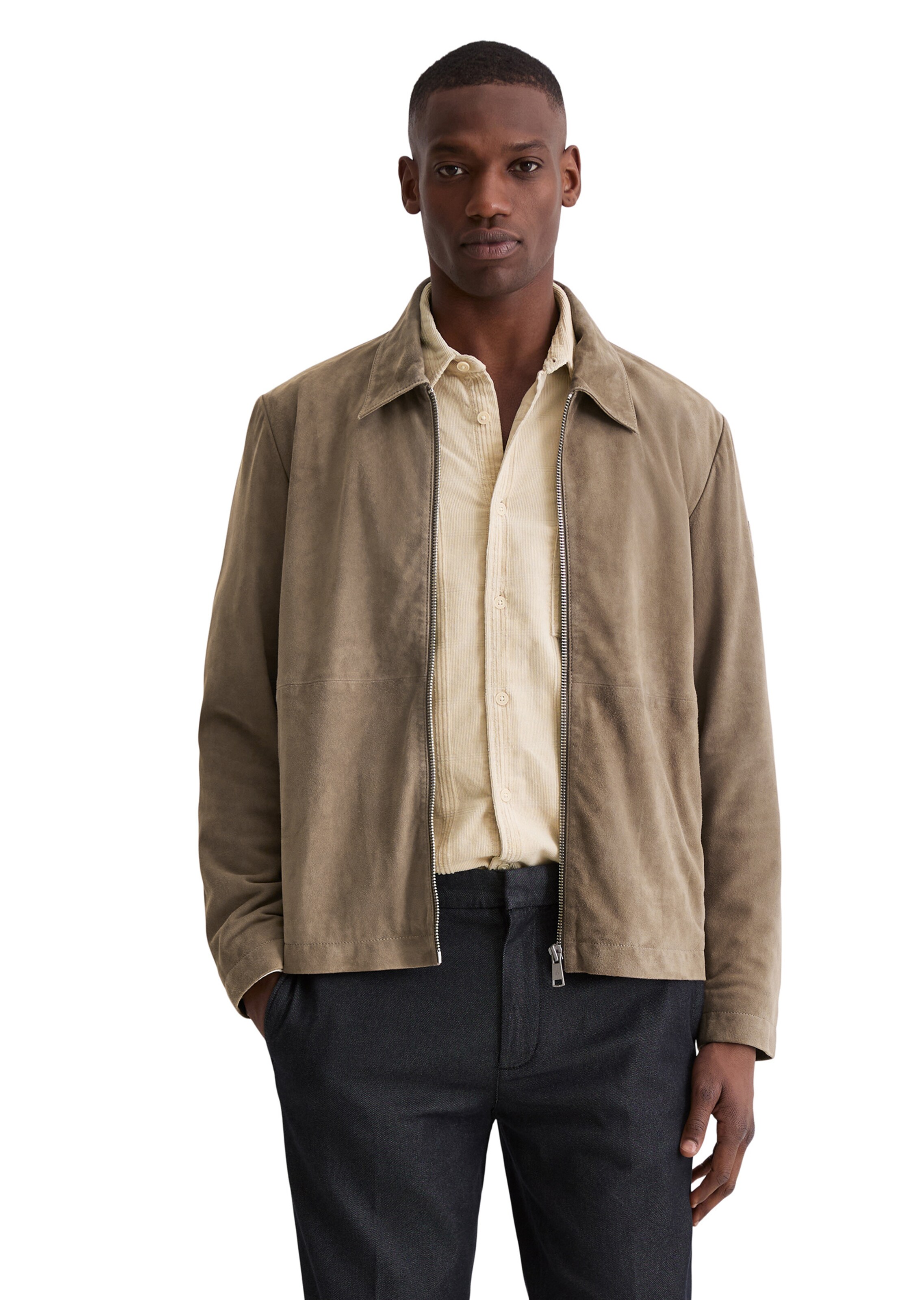 Marc O'Polo Between-season jacket in Beige: front