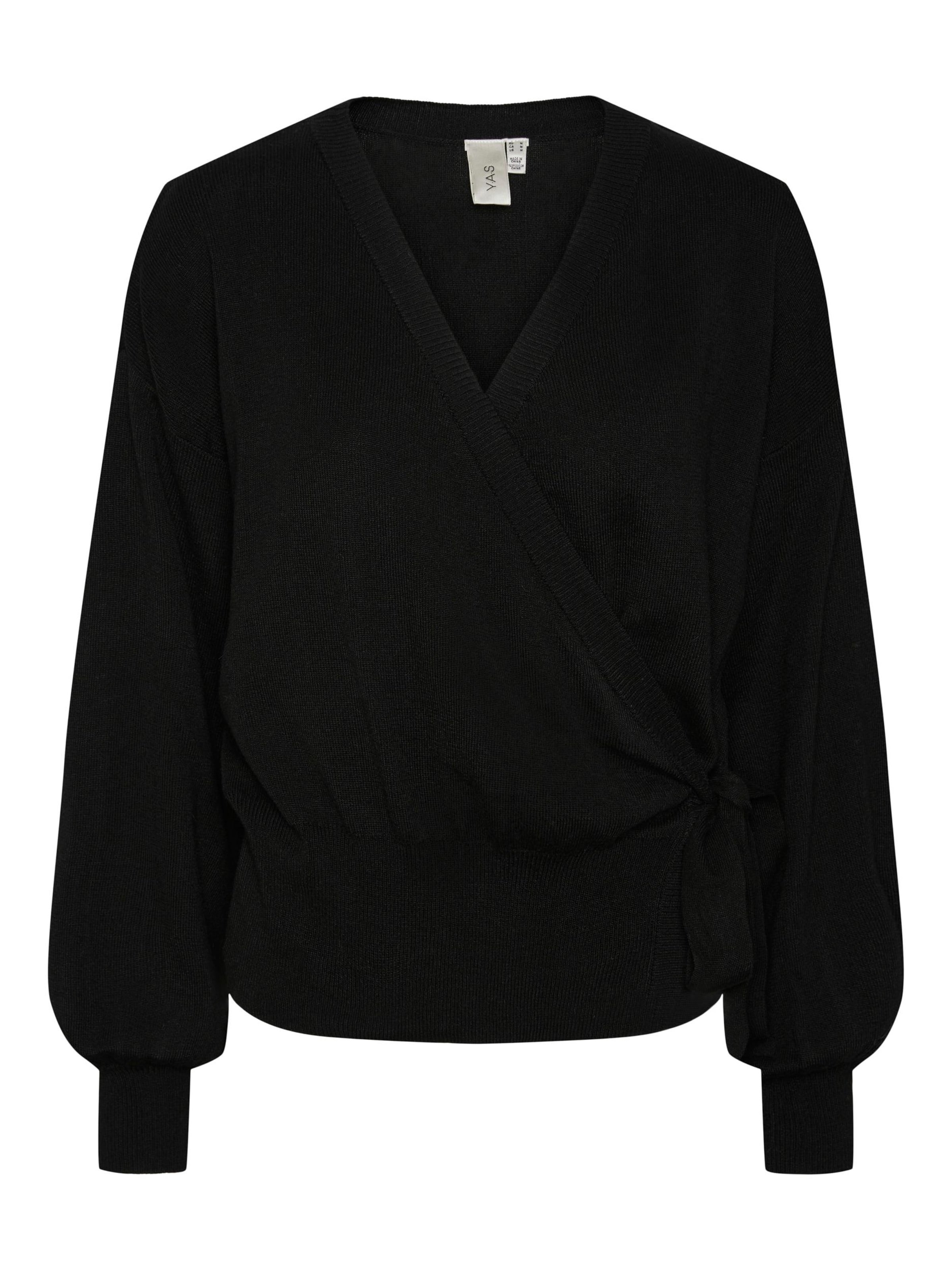 YAS Knit Cardigan 'YASAssi' in Black: front