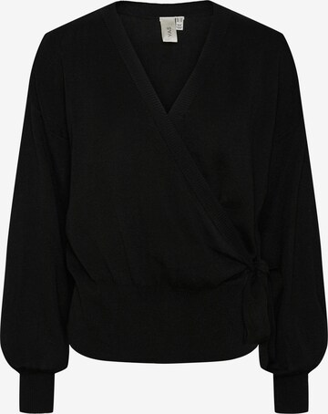 Cardigan 'ASSI' Y.A.S en noir : devant