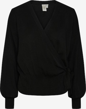 Y.A.S Strickjacke 'ASSI' in Schwarz: predná strana