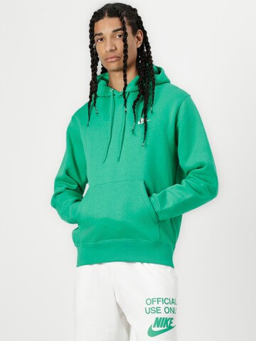 zaļš Nike Sportswear Sportisks džemperis 'CLUB'