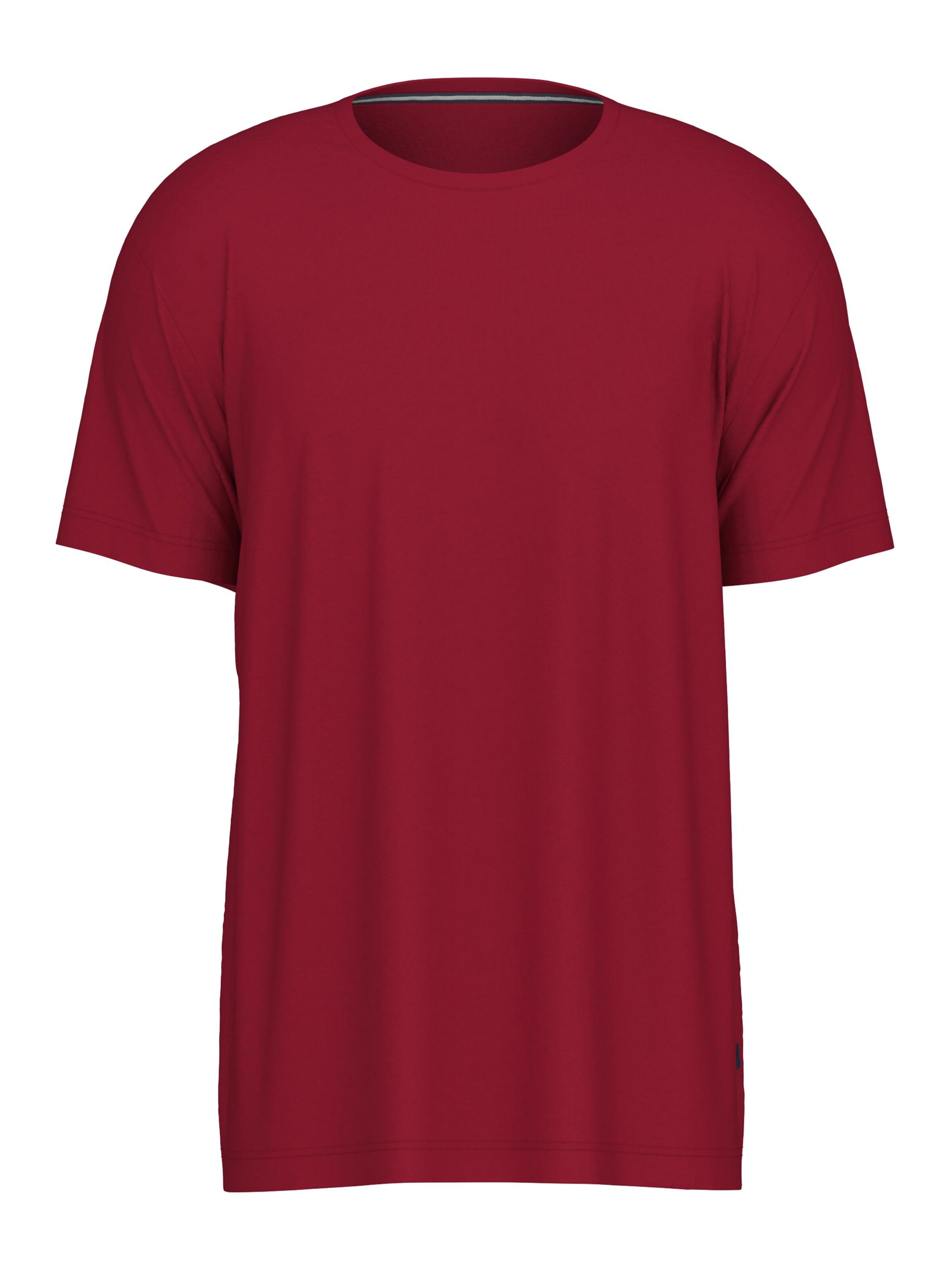 CALIDA Shirt 'Remix Basic Sleep'‌‌‌‌‌‌‌‌‌‌ in Rot: Vorderseite