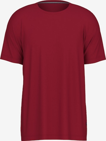 CALIDA Shirt 'Remix Basic Sleep' in Rot: Vorderseite