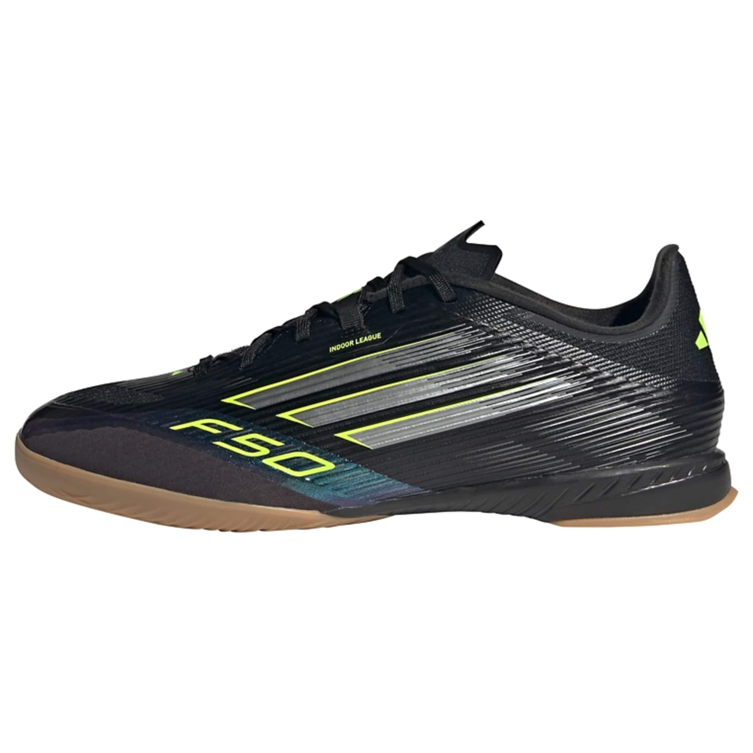 ADIDAS PERFORMANCE Soccer Cleats 'F50 League' in Black: front