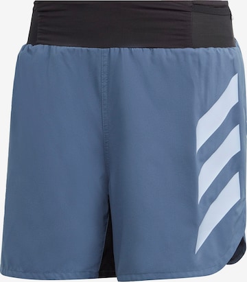 ADIDAS TERREX Sportbroek 'Agravic' in Blauw: voorkant