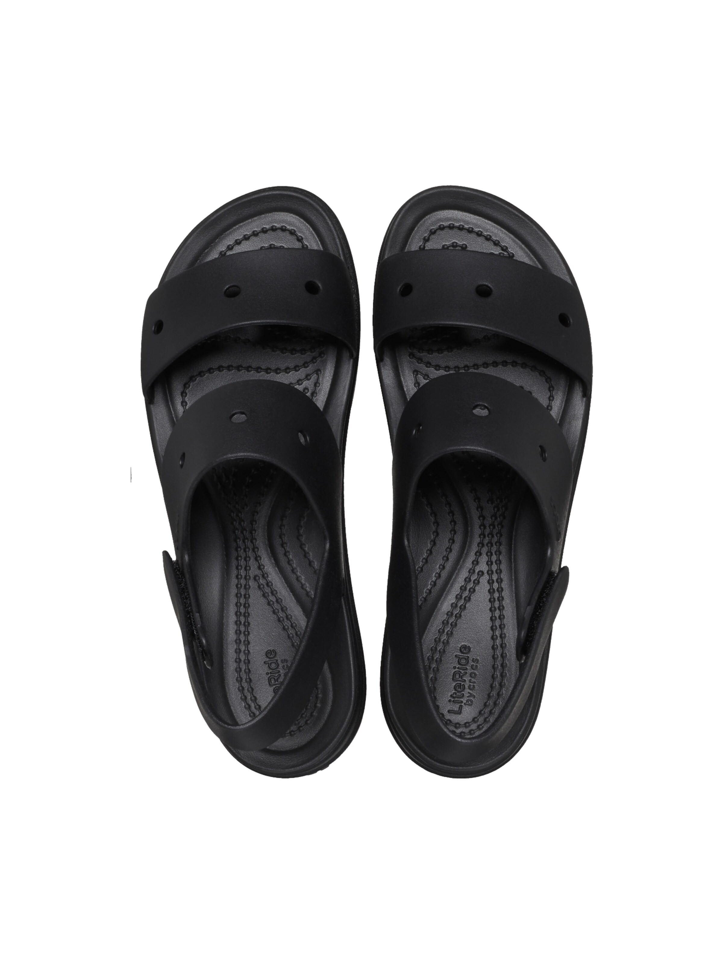 Crocs - Sandalias 'Brooklyn-Sandalen mit Klettverschluss' en negro