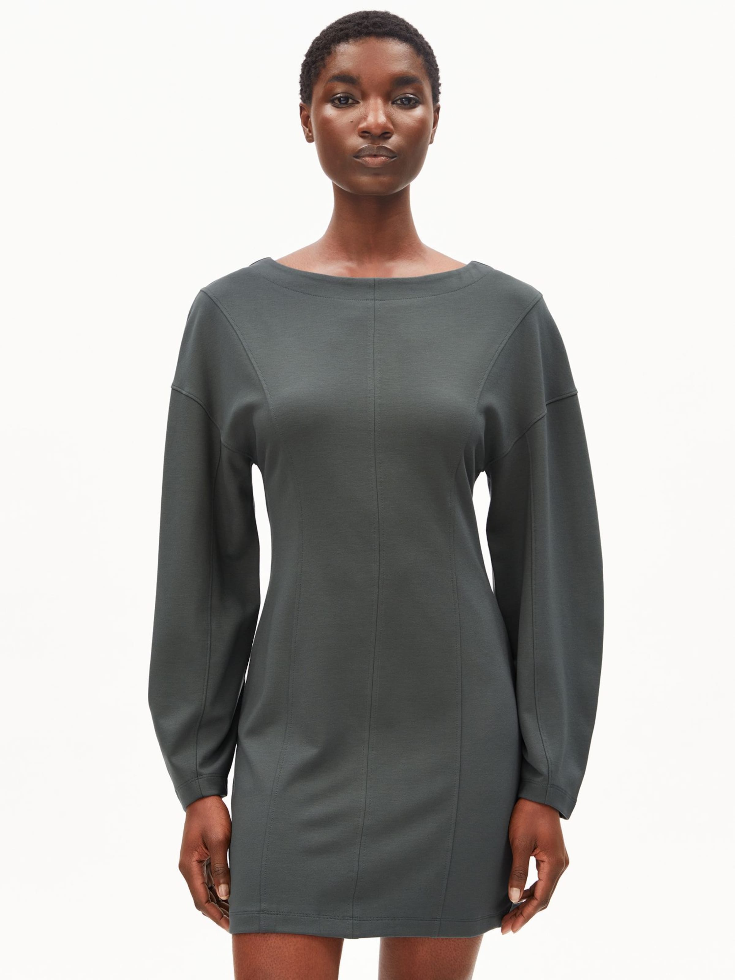 ARMEDANGELS Jurk in Grijs: voorkant