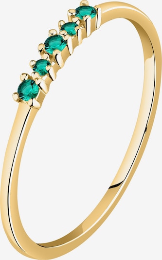 Live Diamond Ring in goldgelb / grün, Produktansicht