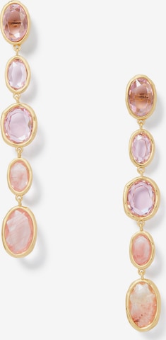 Boucles d'oreilles Kate Spade en or : devant