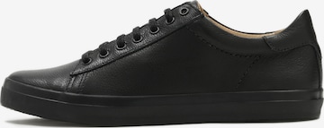 Sneaker bassa di Kazar in nero: frontale