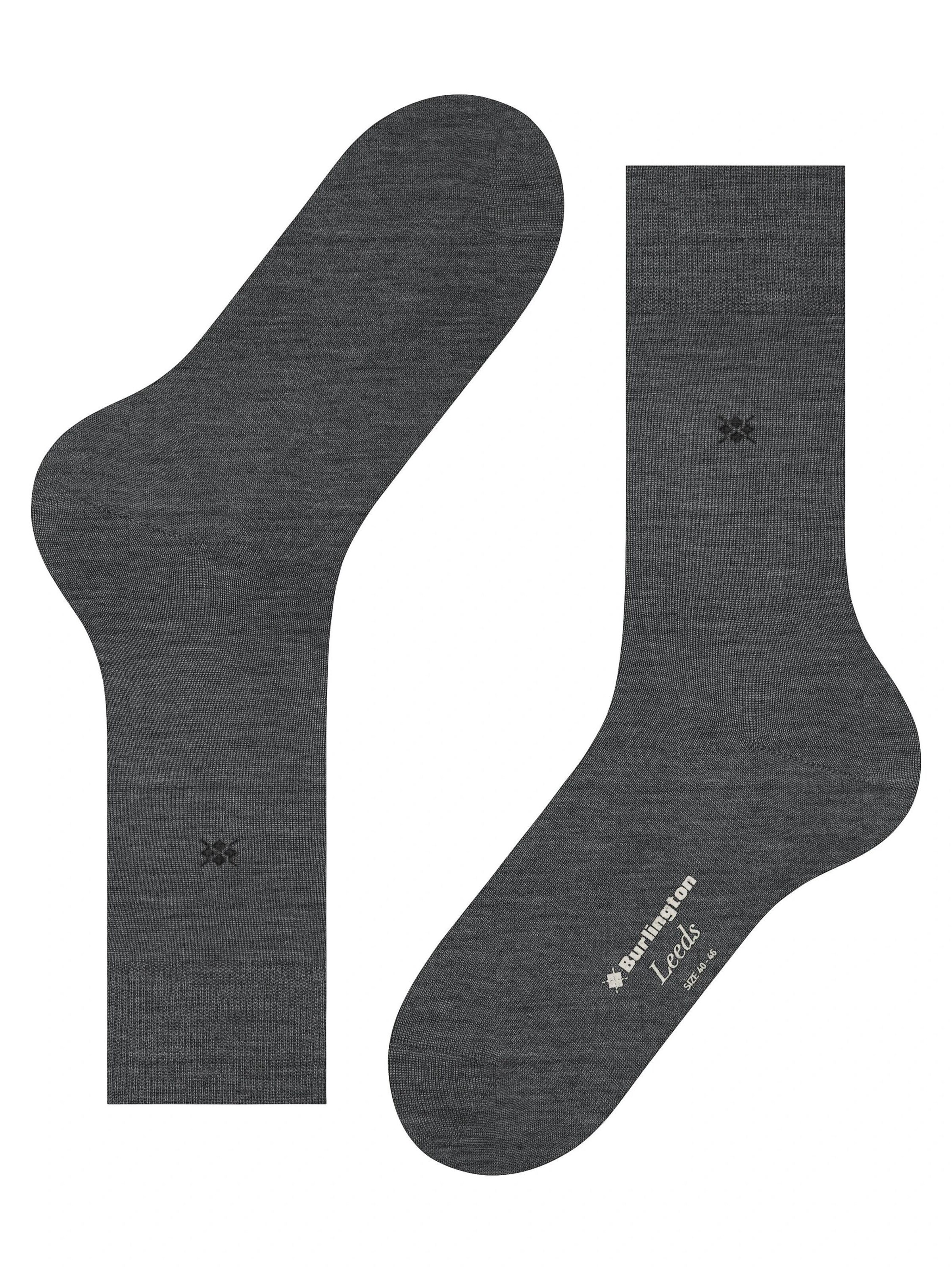 BURLINGTON Socks 'Leeds' in Grey