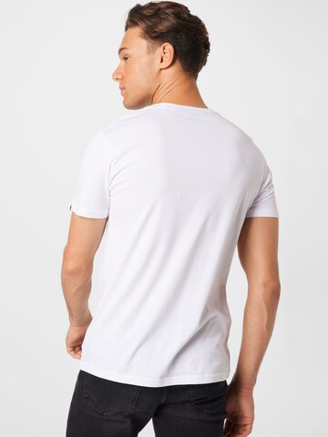 T-Shirt ALPHA INDUSTRIES en blanc