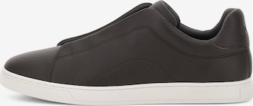 Slip on Boggi Milano en marron : devant