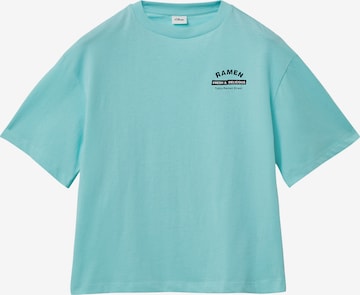 T-Shirt s.Oliver en vert : devant