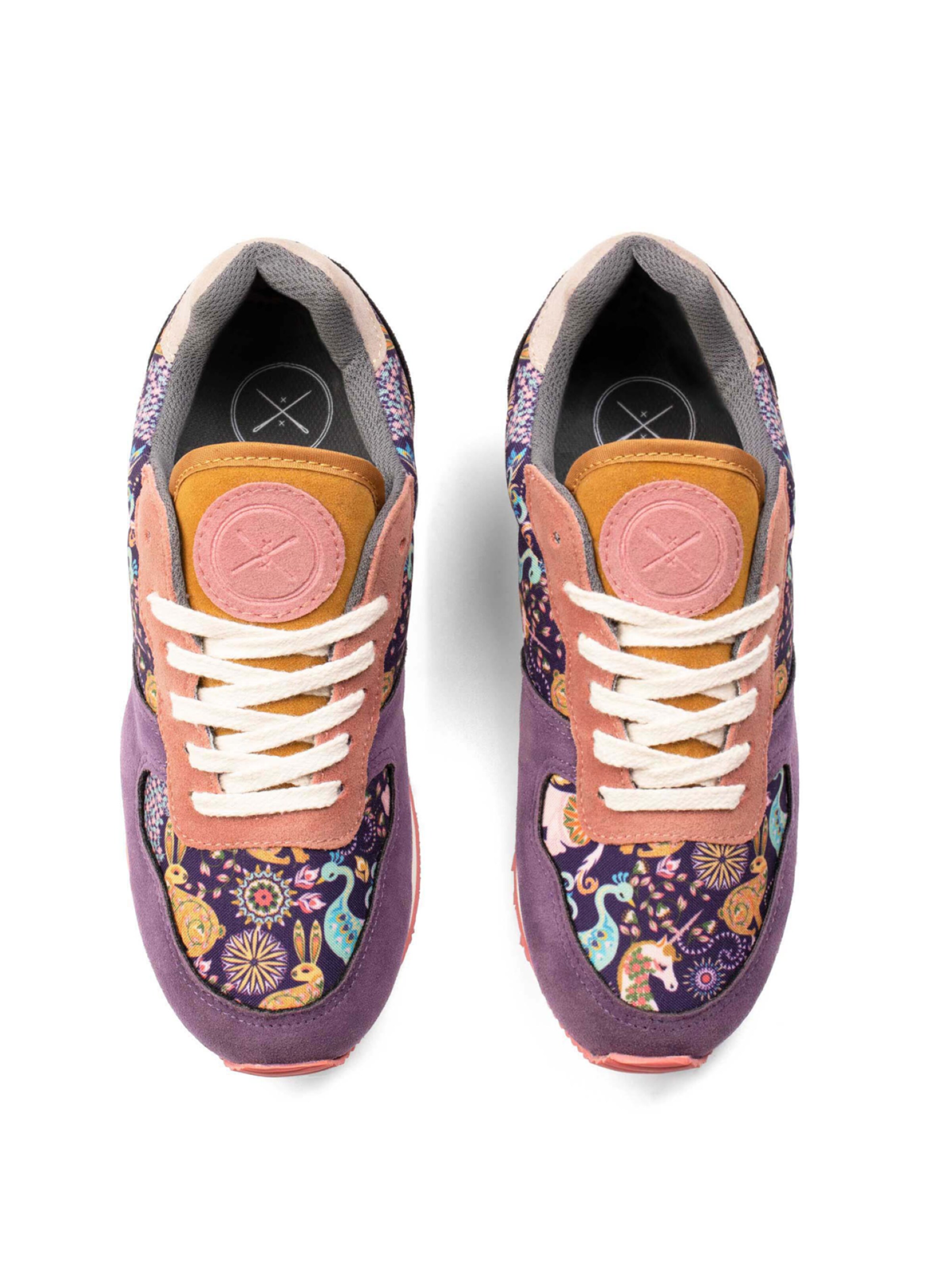 inkkas Sneaker low 'Inkkas Saola Vegan Sneaker – Veganer Damen-Sneaker mit Unicorn-Vibes'‌ in Mischfarben