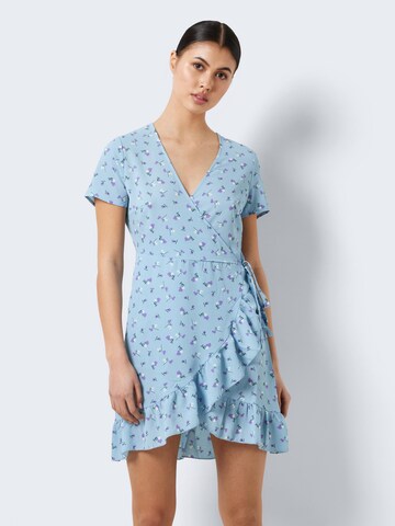 Robe 'CLARA BIANCA' Noisy may en bleu : devant