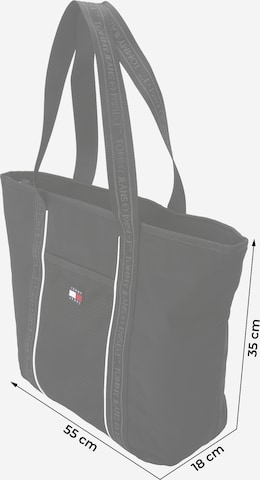 Tommy Jeans Shopper 'HERITAGE' in Schwarz