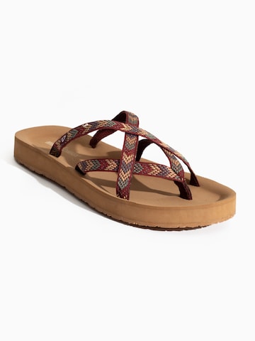 Tongs 'Hanna' Minnetonka en marron