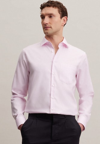 SEIDENSTICKER Regular fit Overhemd in Roze: voorkant