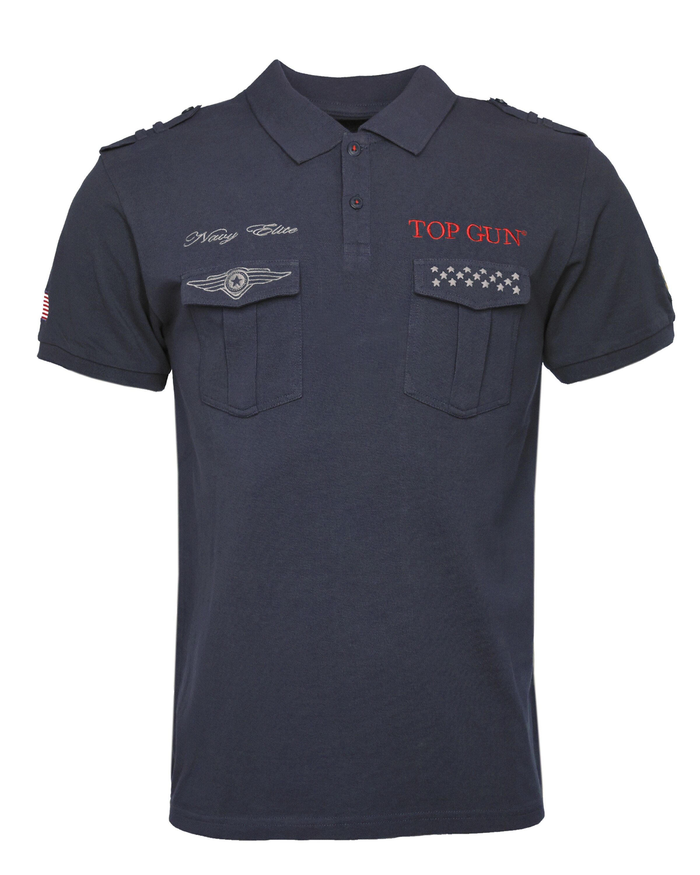 TOP GUN Shirt '20213003 ' in Blue: front