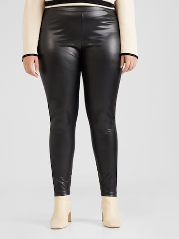 Vero Moda Curve Skinny Leggings in Schwarz: Vorderseite