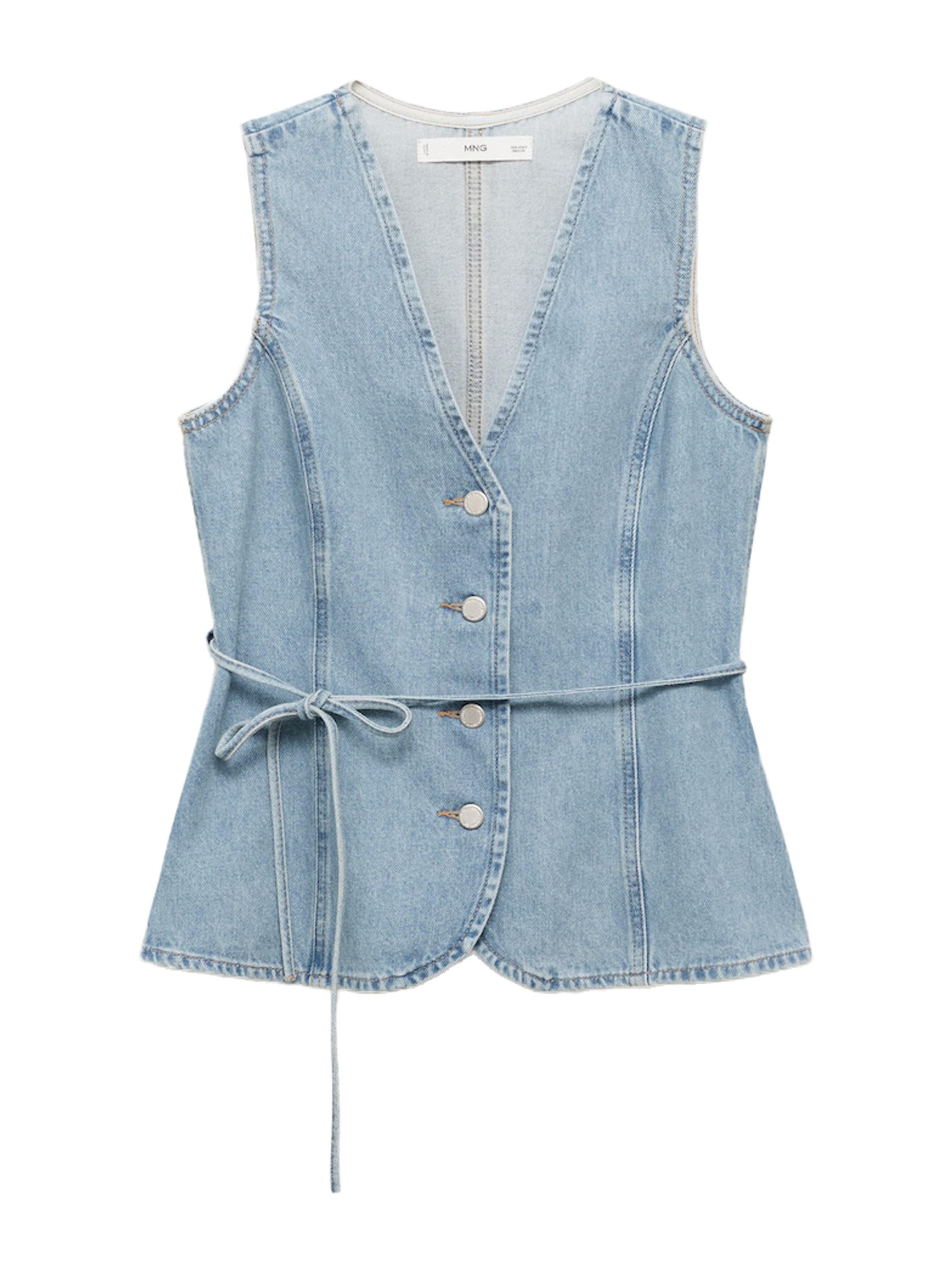 MANGO Vesta 'DAPHNE' - Modrá: predná strana