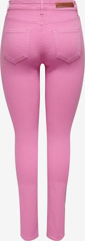 ONLY Slimfit Hose 'BLUSH' in Pink