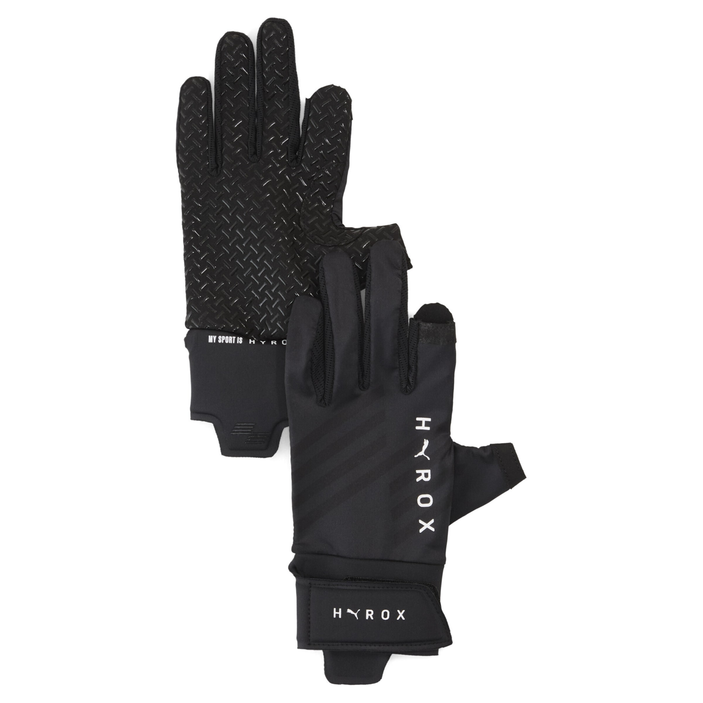 Gants de sport 'PUMA x HYROX' PUMA en noir : devant