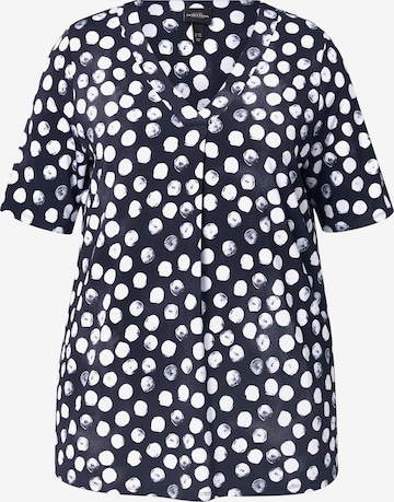 T-shirt Ulla Popken en noir : devant