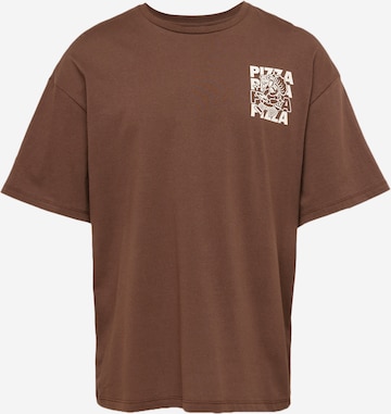 JACK & JONES - Camiseta 'GIANNIS' en marrón: frente