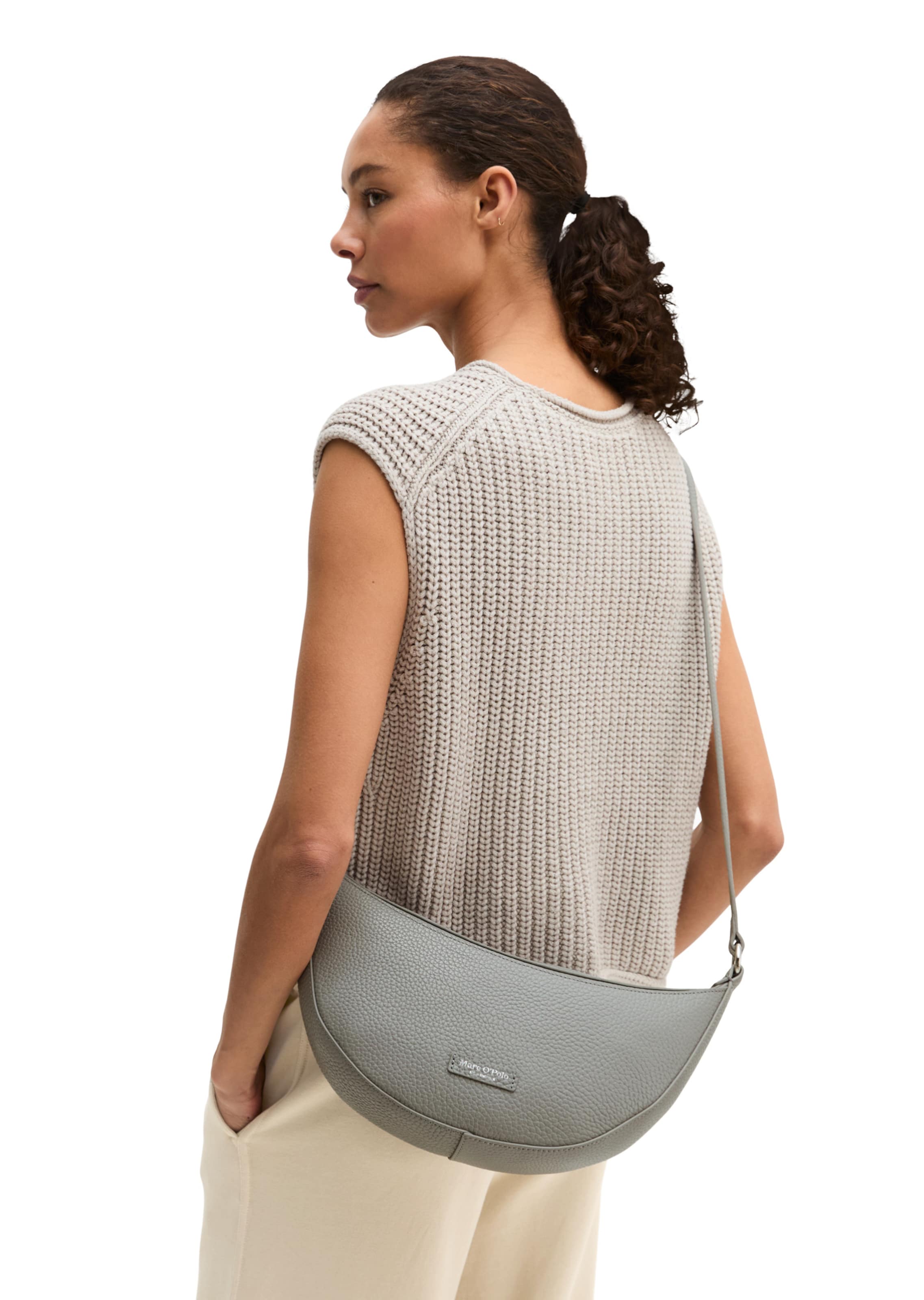 Marc O'Polo Umhängetasche in Grau