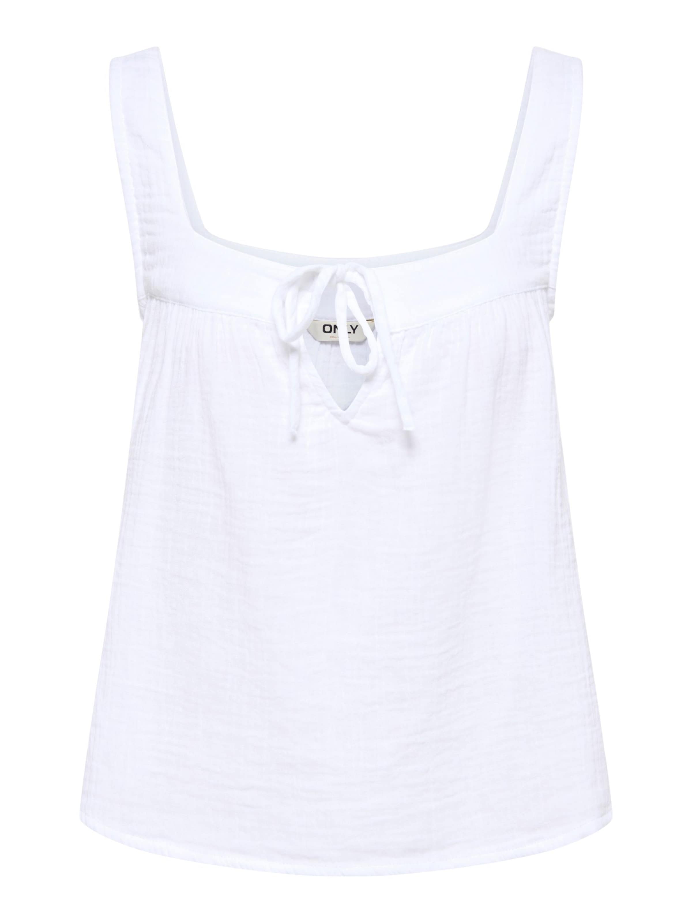 ONLY Top in Weiß: Vorderseite