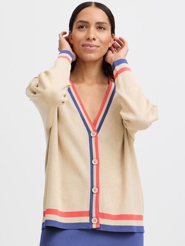 b.young - Casaco de malha ' BYMMMORLA CARDIGAN - ' em bege