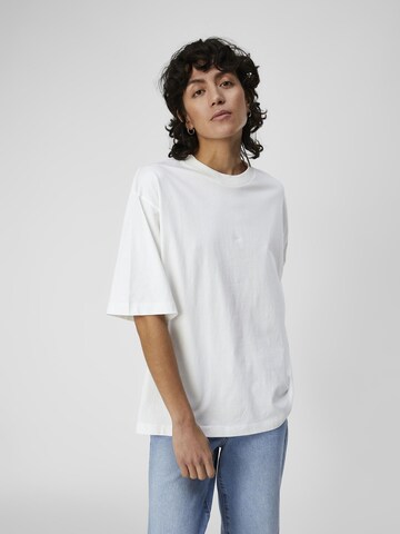 OBJECT Тениска 'Gima' в бяло: отпред
