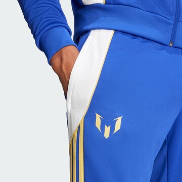 ADIDAS PERFORMANCE Regular Workout Pants 'Pitch 2 Street Messi' in Blue